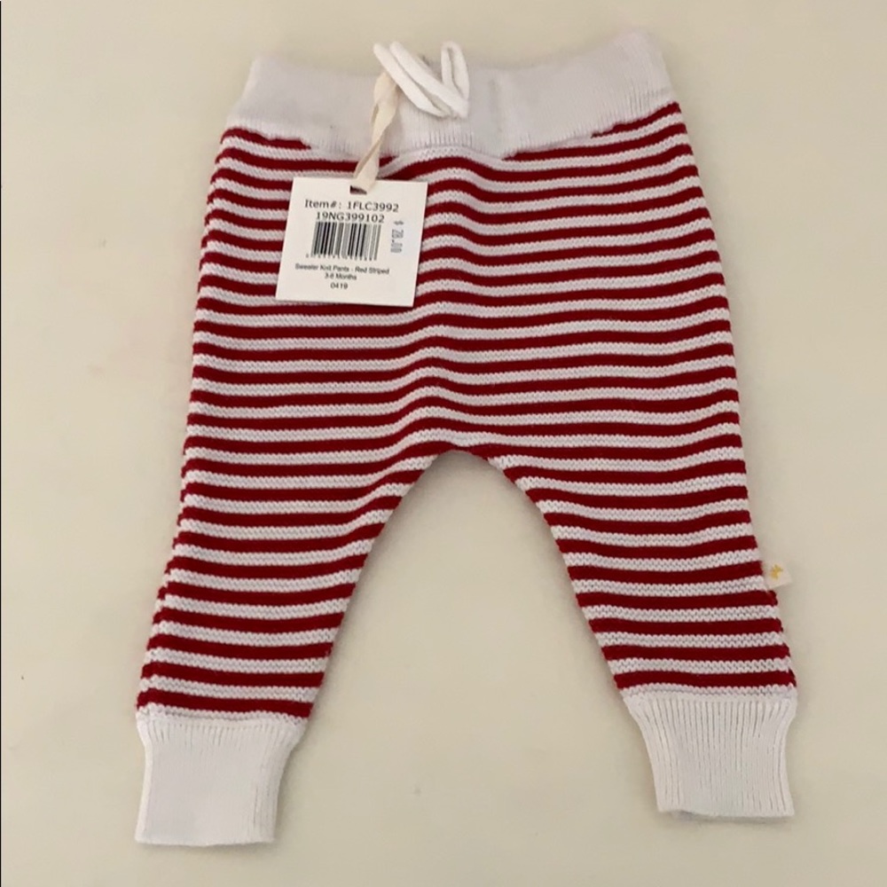 Striped sweater pants